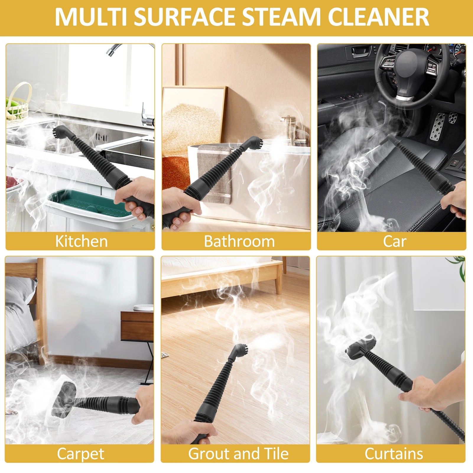 1200W Handheld Steam Cleaner